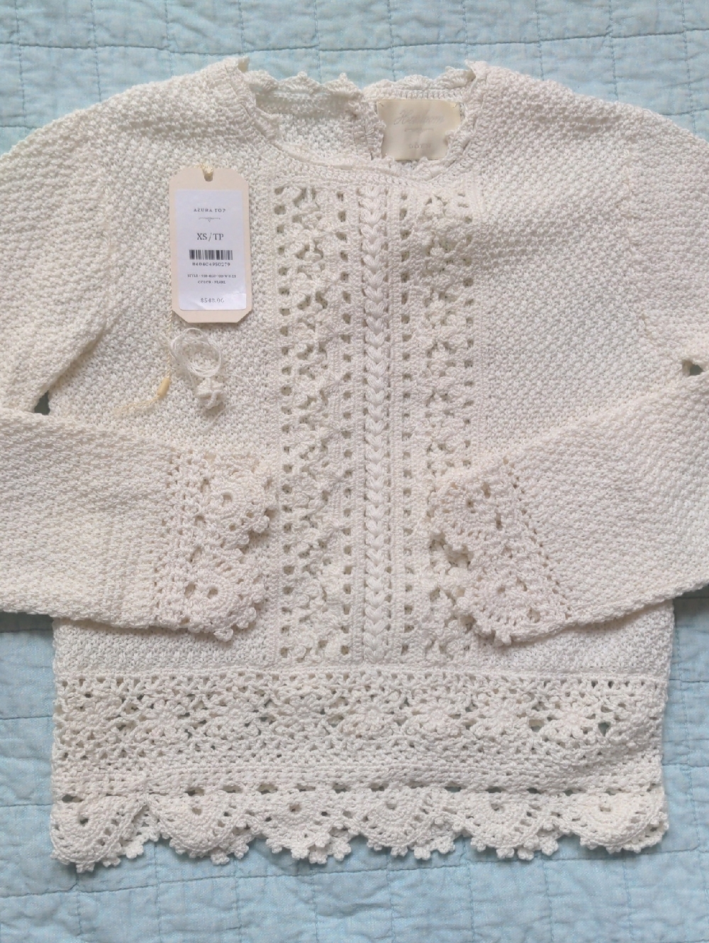 Dôen Azura Heirloom Crochet Top